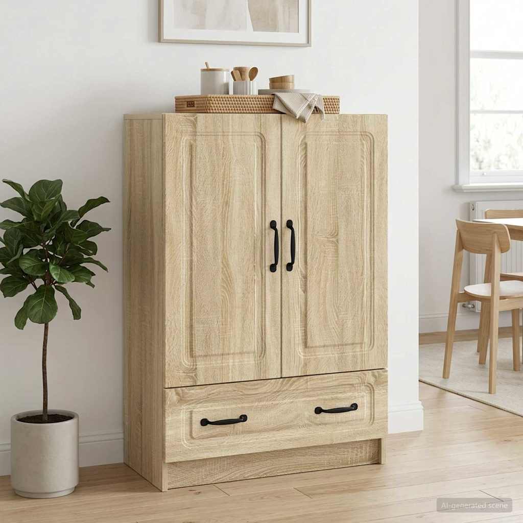 vidaXL Bufet dąb Sonoma 66 x 34,5 x 92 cm Drewno inżynieryjne