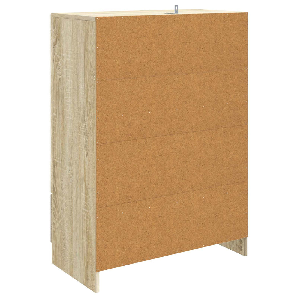 vidaXL Bufet dąb Sonoma 66 x 34,5 x 92 cm Drewno inżynieryjne