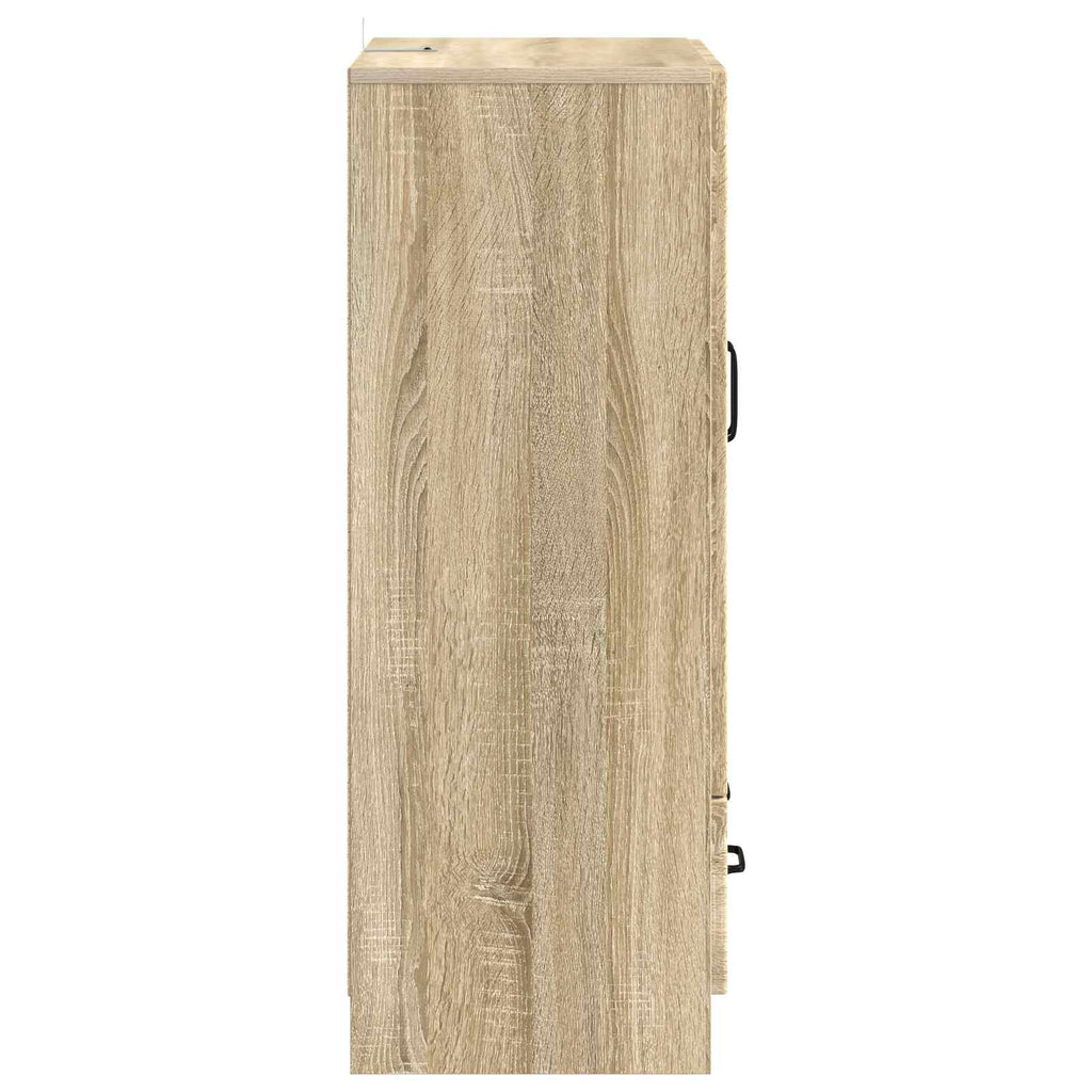 vidaXL Bufet dąb Sonoma 66 x 34,5 x 92 cm Drewno inżynieryjne