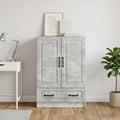 vidaXL Bufet Betonowy szary 66 x 34,5 x 92 cm Drewno inżynieryjne