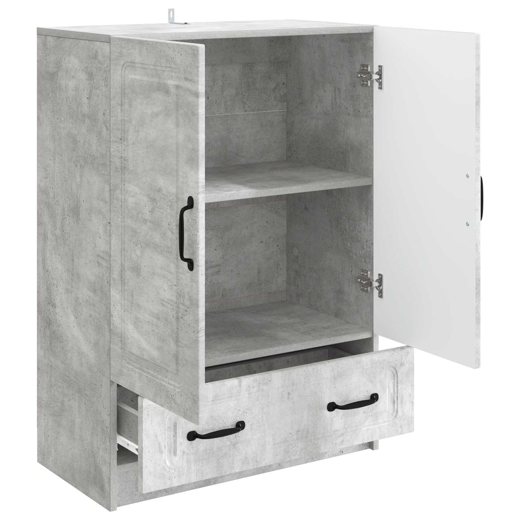 vidaXL Bufet Betonowy szary 66 x 34,5 x 92 cm Drewno inżynieryjne