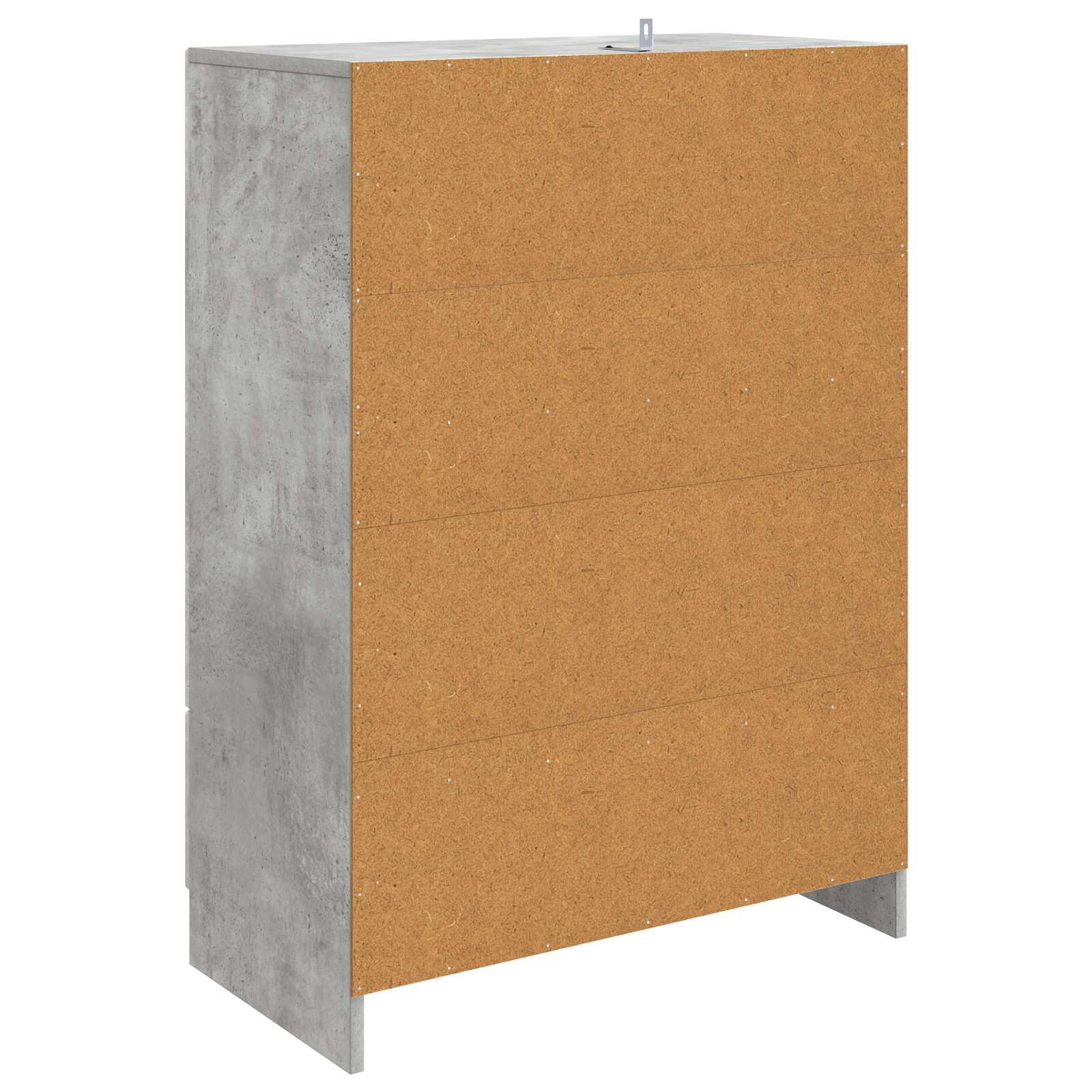 vidaXL Bufet Betonowy szary 66 x 34,5 x 92 cm Drewno inżynieryjne