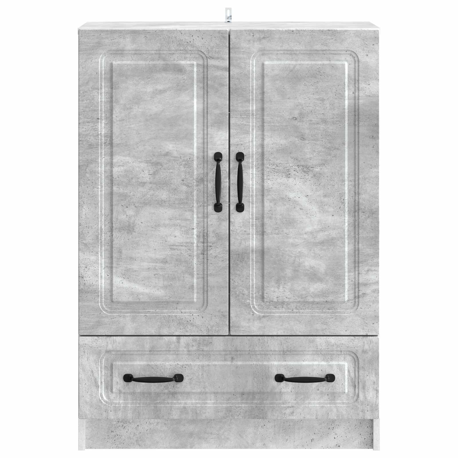 vidaXL Bufet Betonowy szary 66 x 34,5 x 92 cm Drewno inżynieryjne