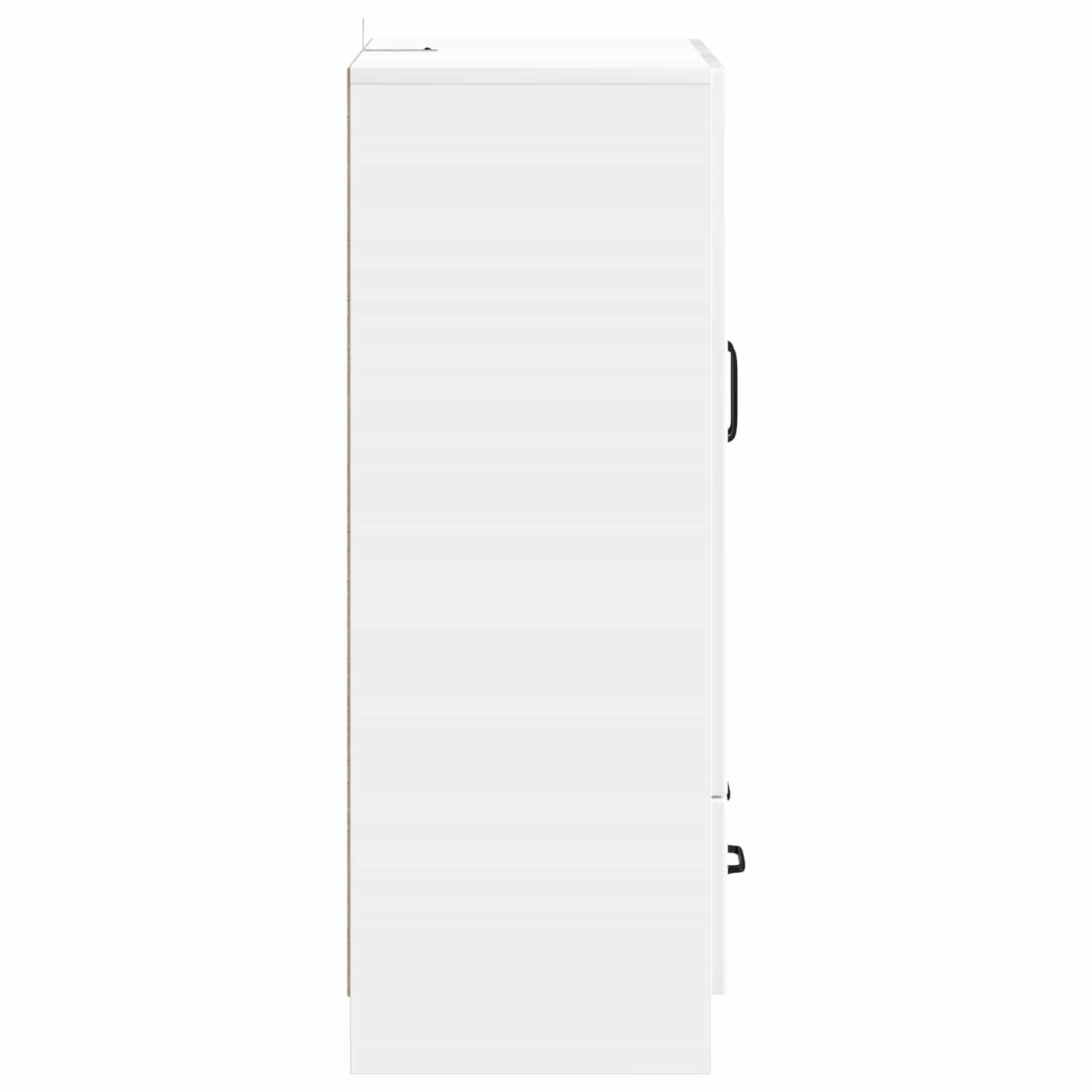 vidaXL Bufet Biały wysoki połysk 66 x 34,5 x 92 cm Drewno inżynieryjne