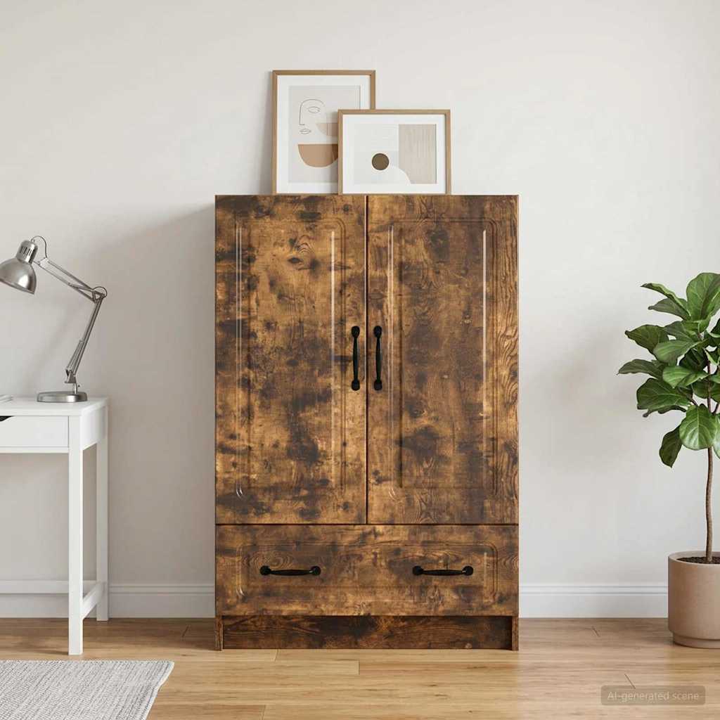 vidaXL Bufet Dąb wędzony 66 x 34,5 x 92 cm Drewno inżynieryjne