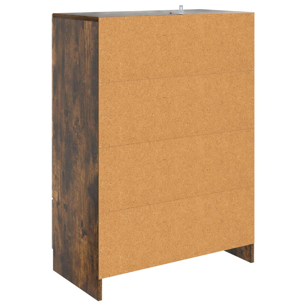 vidaXL Bufet Dąb wędzony 66 x 34,5 x 92 cm Drewno inżynieryjne