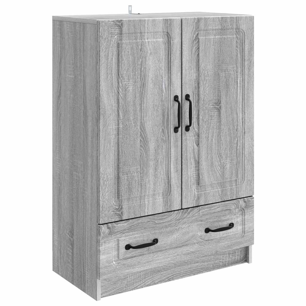 vidaXL Bufet Szary Sonoma 66 x 34,5 x 92 cm Drewno inżynieryjne