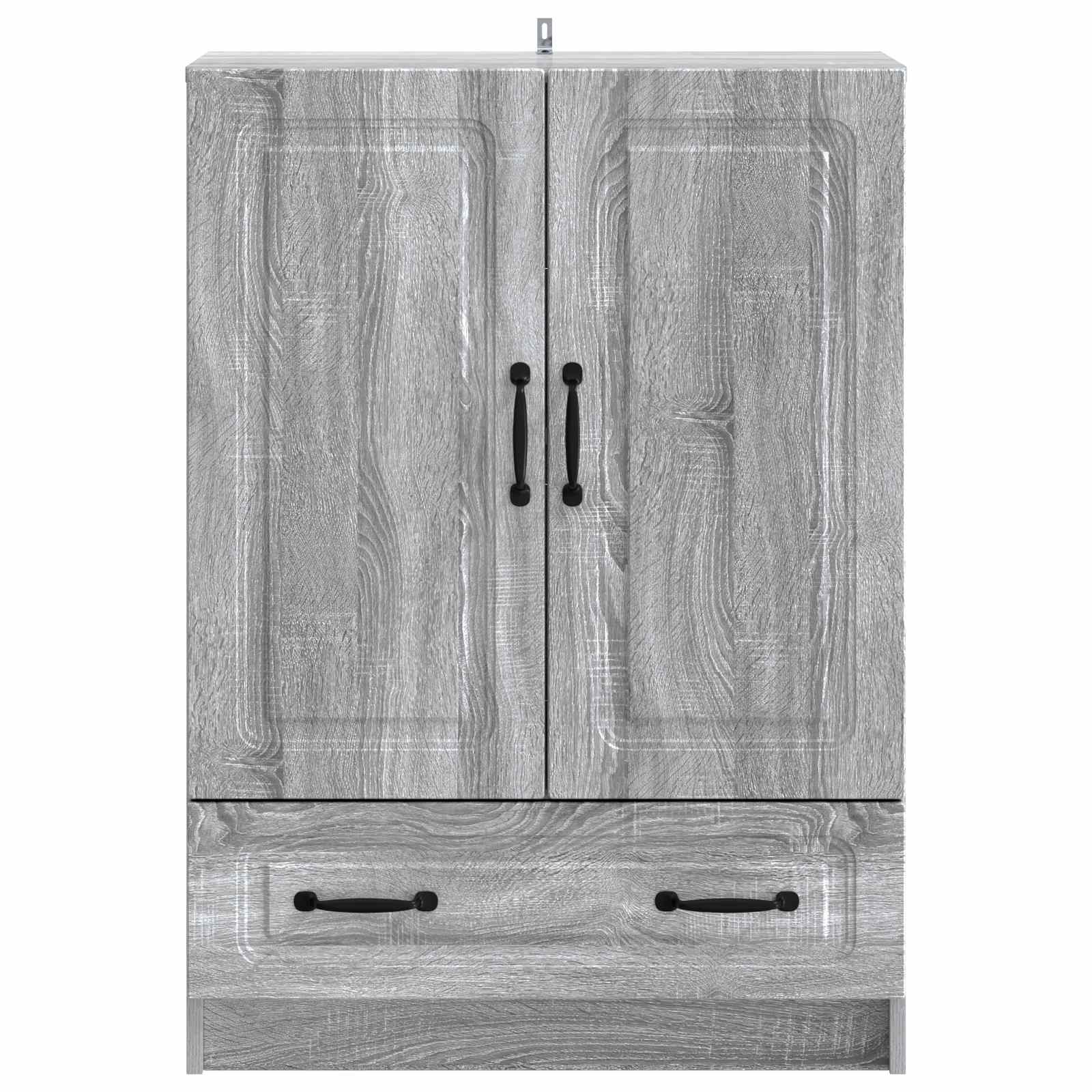 vidaXL Bufet Szary Sonoma 66 x 34,5 x 92 cm Drewno inżynieryjne
