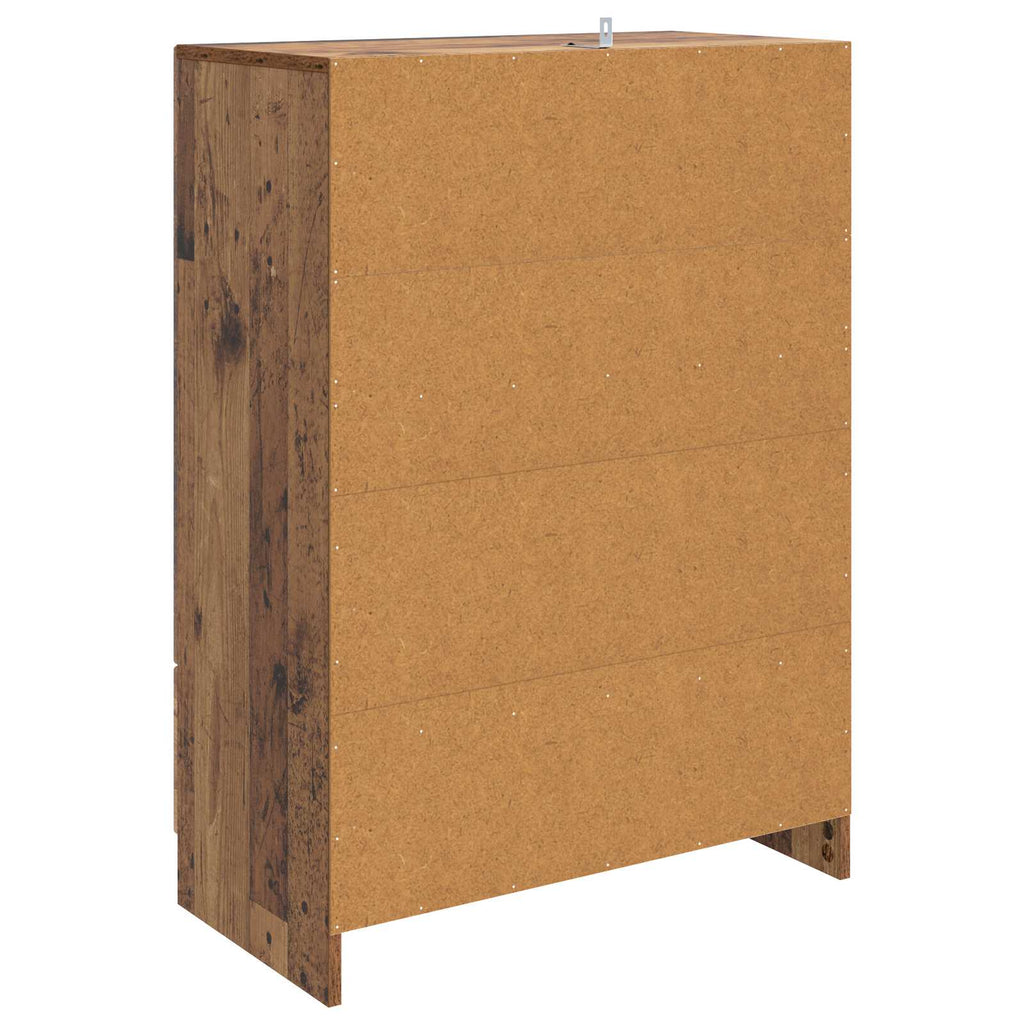 vidaXL Bufet Stare drewno 66 x 34,5 x 92 cm Drewno inżynieryjne