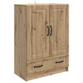 vidaXL Bufet Dąb artisan 66 x 34,5 x 92 cm Drewno inżynieryjne