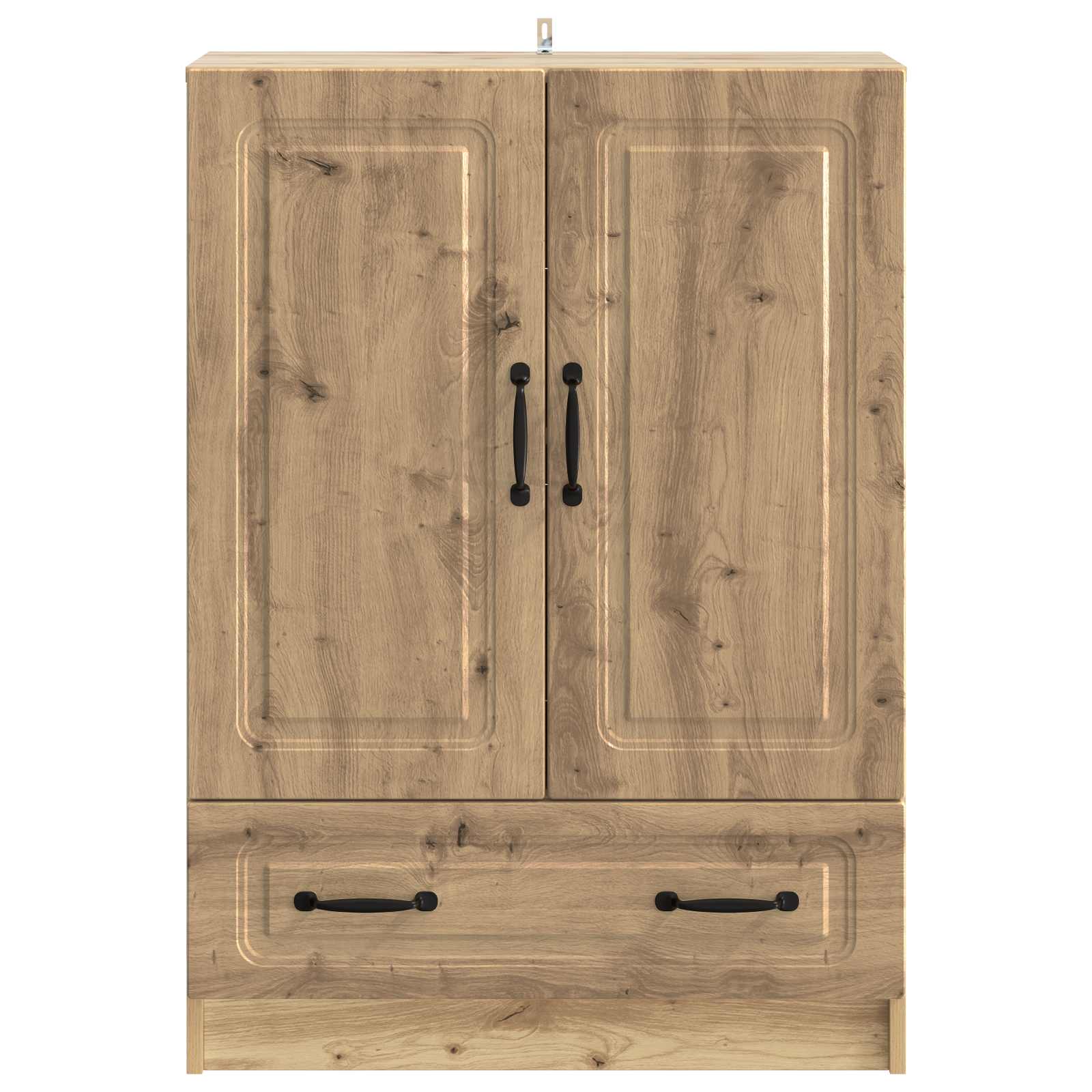 vidaXL Bufet Dąb artisan 66 x 34,5 x 92 cm Drewno inżynieryjne