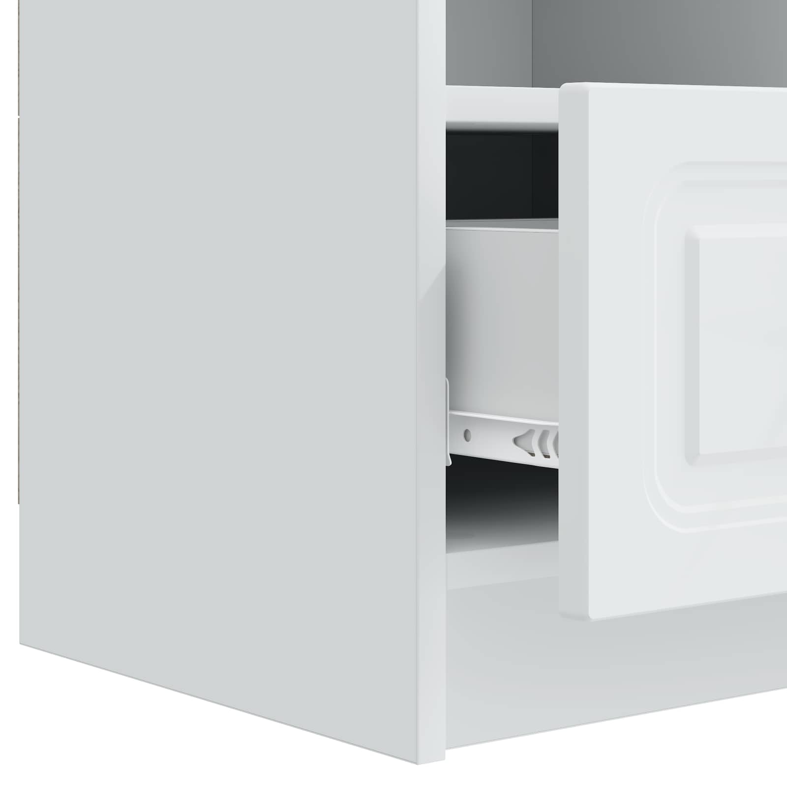 vidaXL Szafka pod telewizor z szufladą Biały 102 x 34,5 x 47 cm