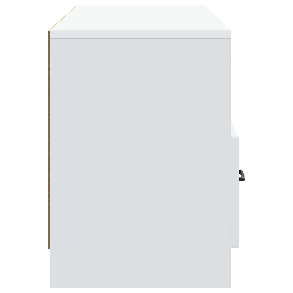 vidaXL Szafka pod telewizor z szufladą Biały 102 x 34,5 x 47 cm