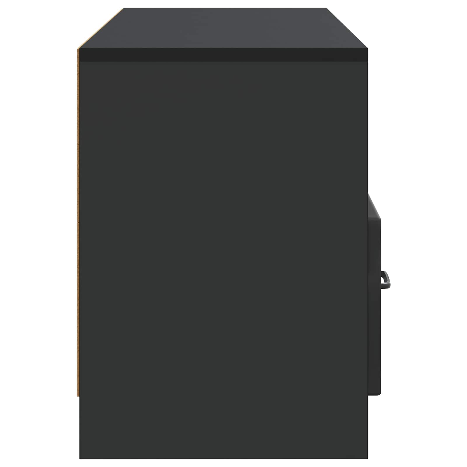 vidaXL Szafka pod telewizor z szufladą Czarny 102 x 34,5 x 47 cm