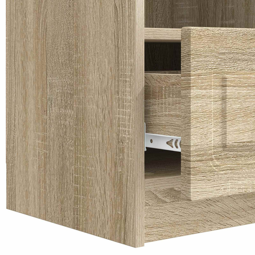 vidaXL Szafka pod telewizor z szufladą dąb Sonoma 102 x 34,5 x 47 cm