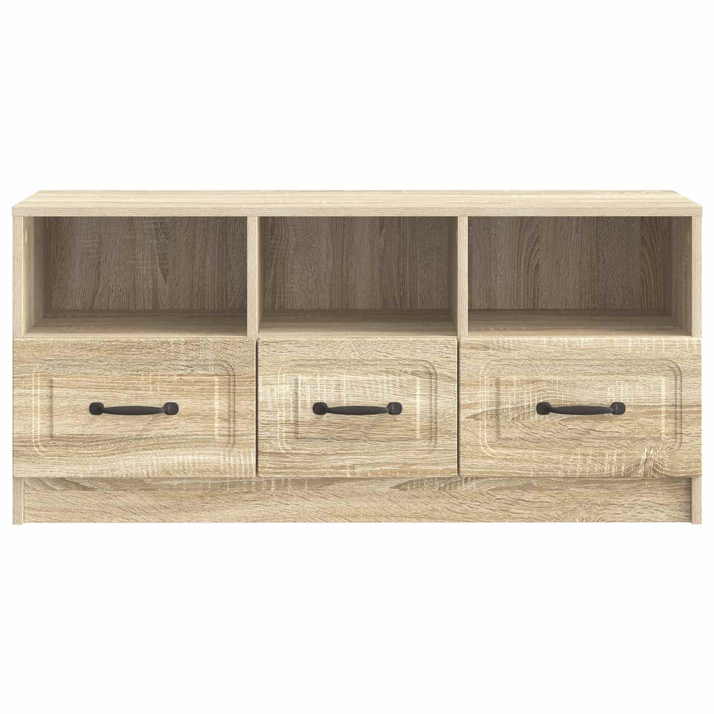 vidaXL Szafka pod telewizor z szufladą dąb Sonoma 102 x 34,5 x 47 cm