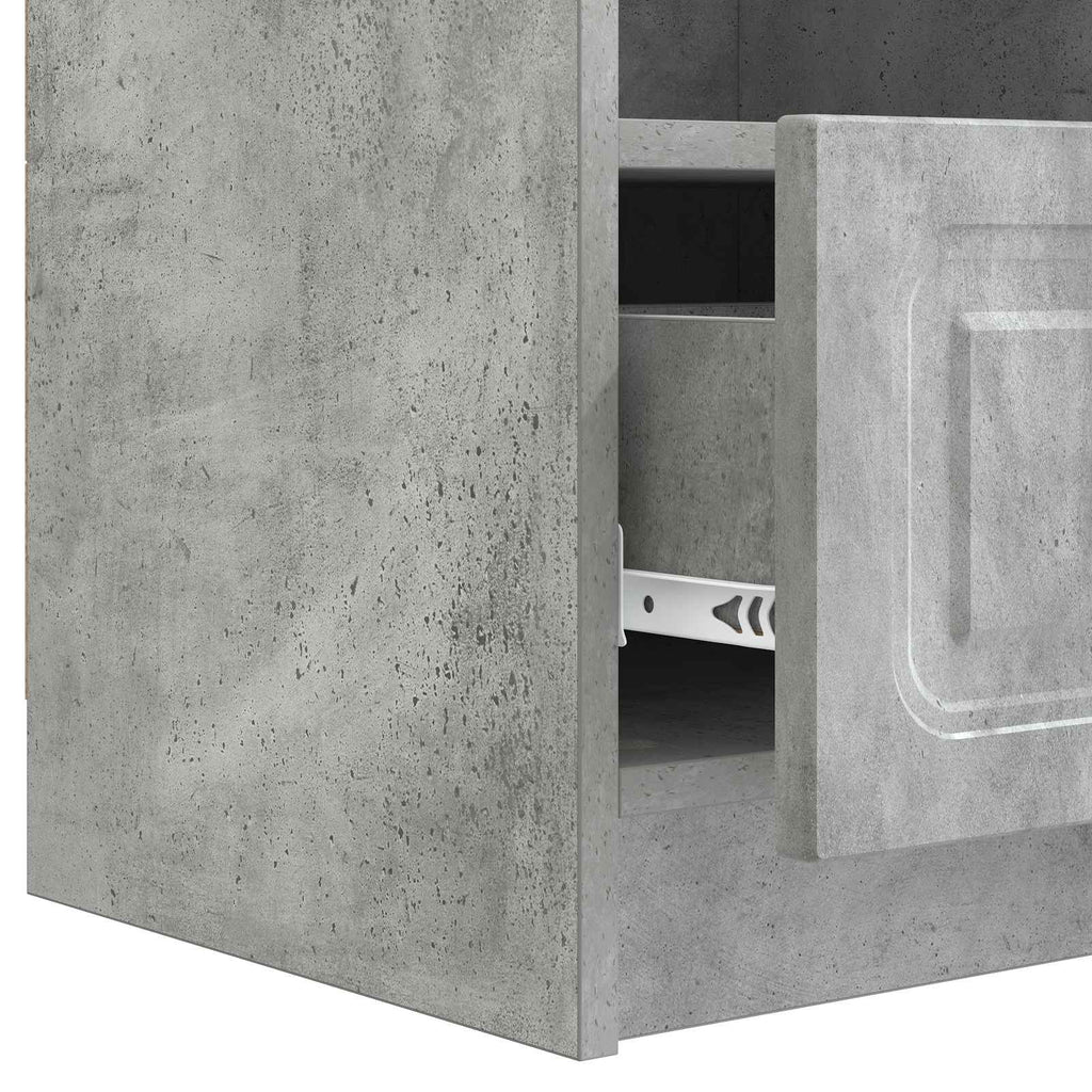 vidaXL Szafka pod telewizor Betonowy szary 102 x 34,5 x 47 cm