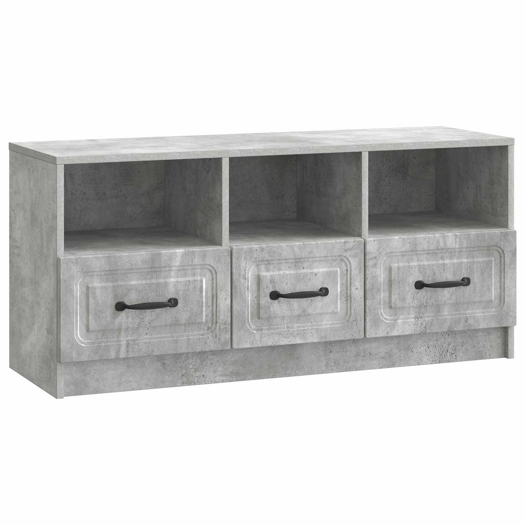 vidaXL Szafka pod telewizor Betonowy szary 102 x 34,5 x 47 cm