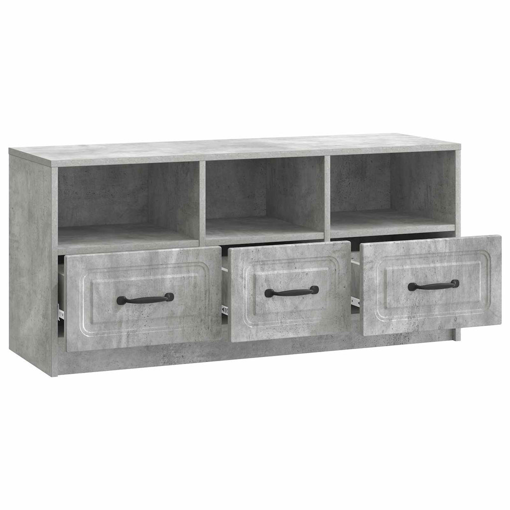 vidaXL Szafka pod telewizor Betonowy szary 102 x 34,5 x 47 cm