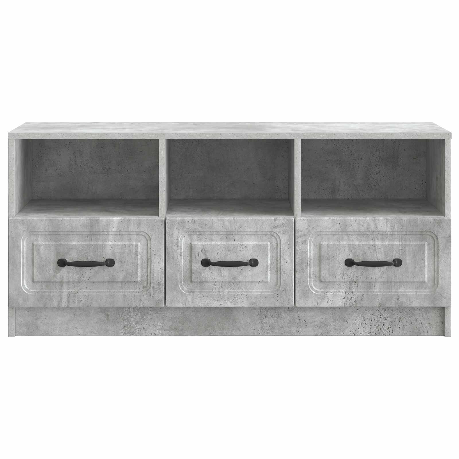 vidaXL Szafka pod telewizor Betonowy szary 102 x 34,5 x 47 cm