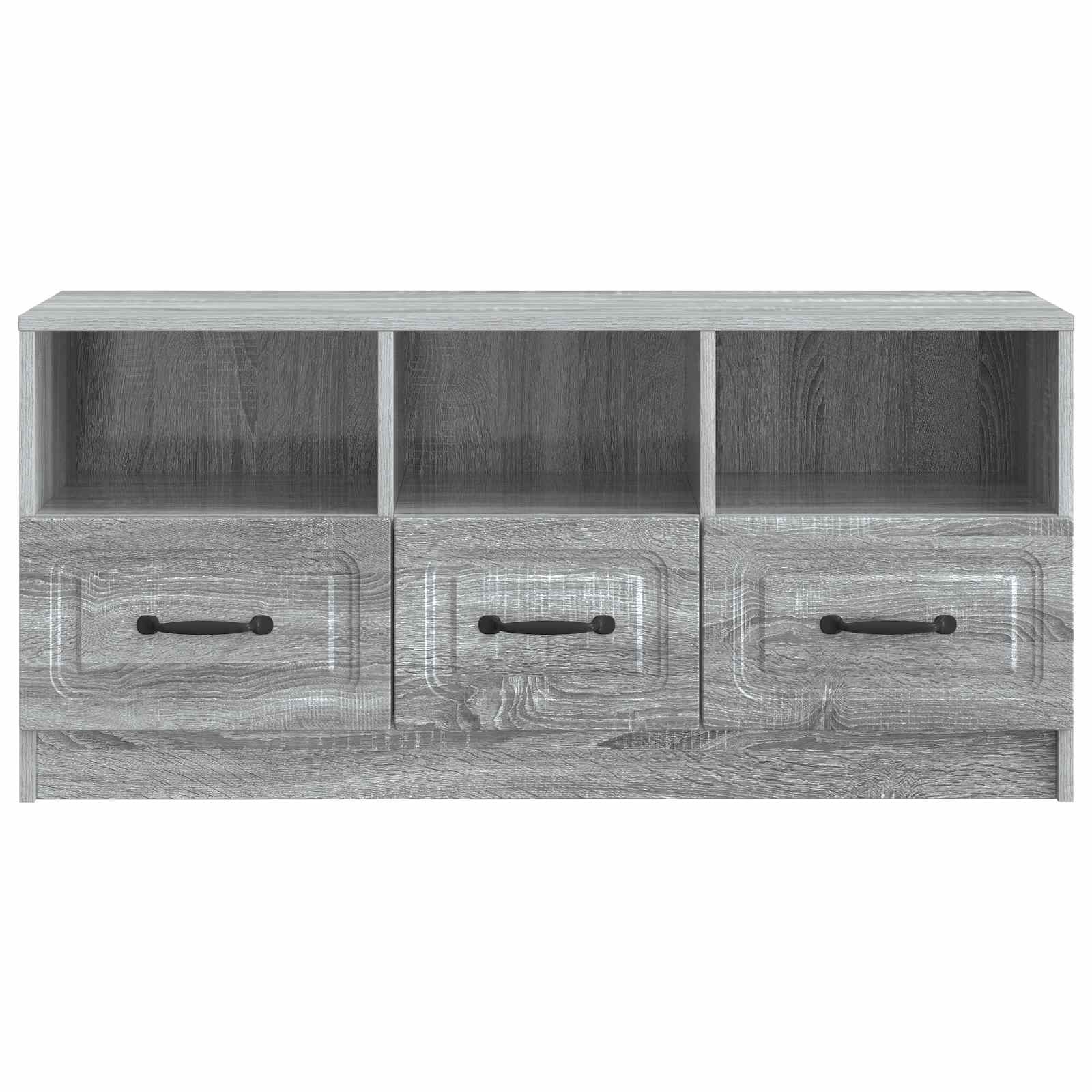 vidaXL Szafka pod telewizor z szufladą Szary Sonoma 102 x 34,5 x 47 cm