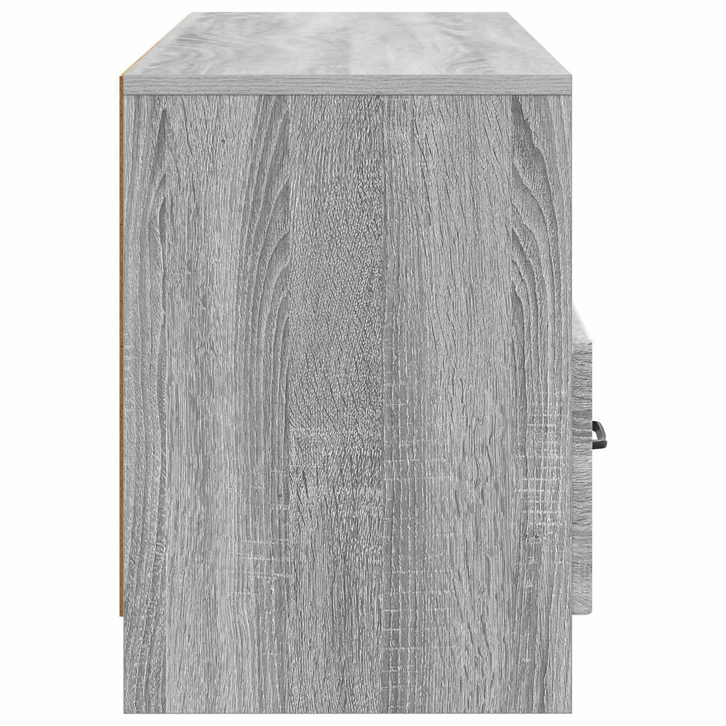 vidaXL Szafka pod telewizor z szufladą Szary Sonoma 102 x 34,5 x 47 cm