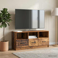vidaXL Szafka pod telewizor z szufladą Stare drewno 102 x 34,5 x 47 cm