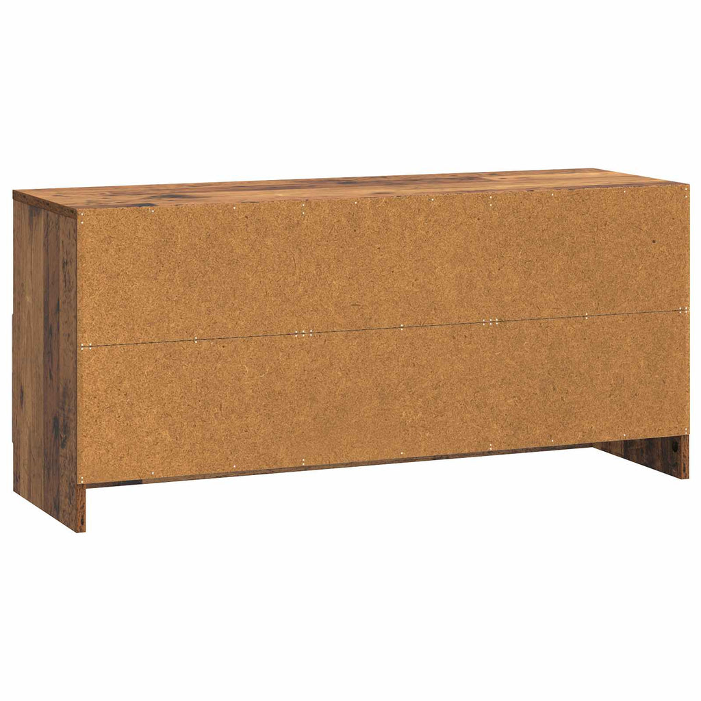 vidaXL Szafka pod telewizor z szufladą Stare drewno 102 x 34,5 x 47 cm
