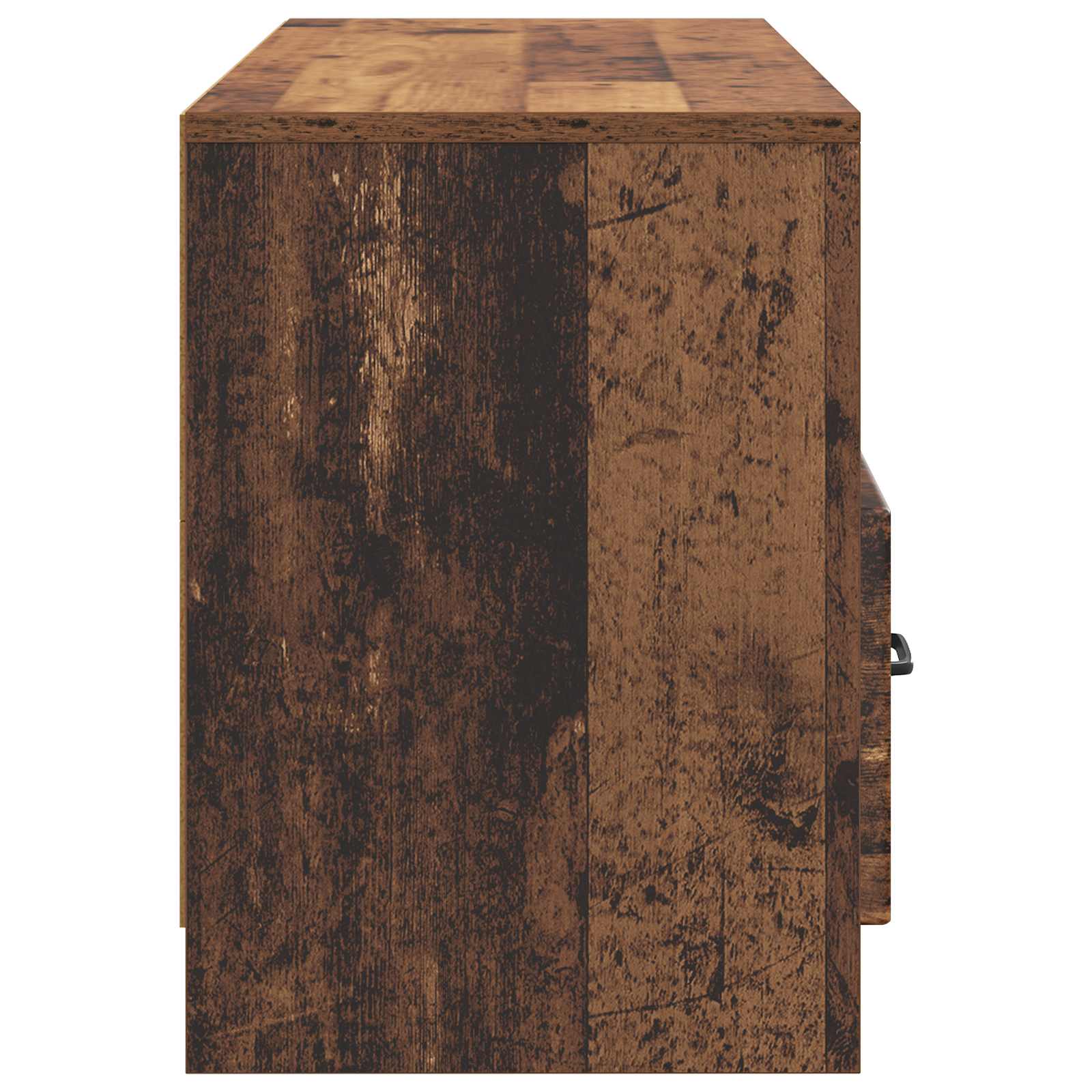 vidaXL Szafka pod telewizor z szufladą Stare drewno 102 x 34,5 x 47 cm