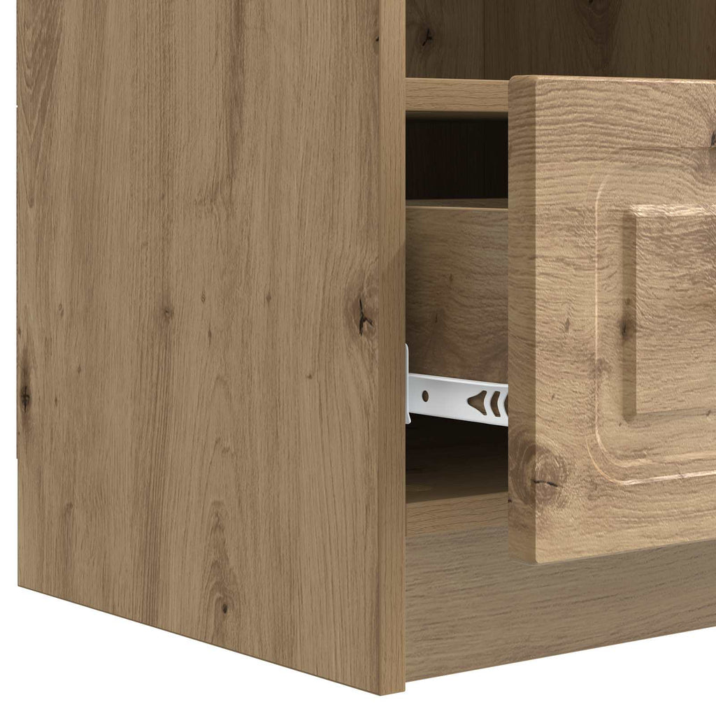 vidaXL Szafka pod telewizor z szufladą Dąb artisan 102 x 34,5 x 47 cm