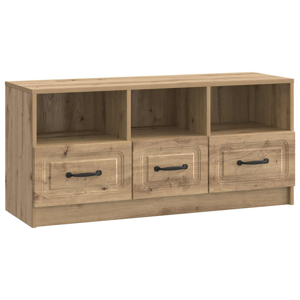 vidaXL Szafka pod telewizor z szufladą Dąb artisan 102 x 34,5 x 47 cm