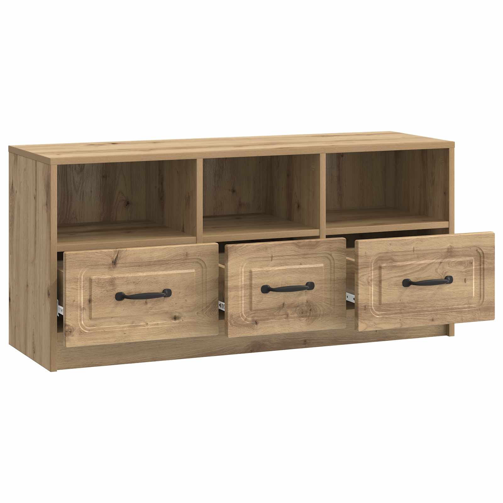 vidaXL Szafka pod telewizor z szufladą Dąb artisan 102 x 34,5 x 47 cm