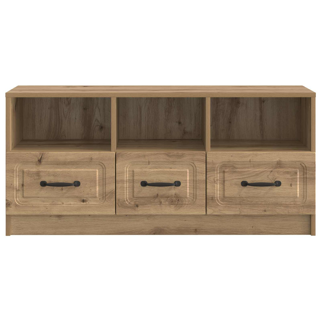 vidaXL Szafka pod telewizor z szufladą Dąb artisan 102 x 34,5 x 47 cm
