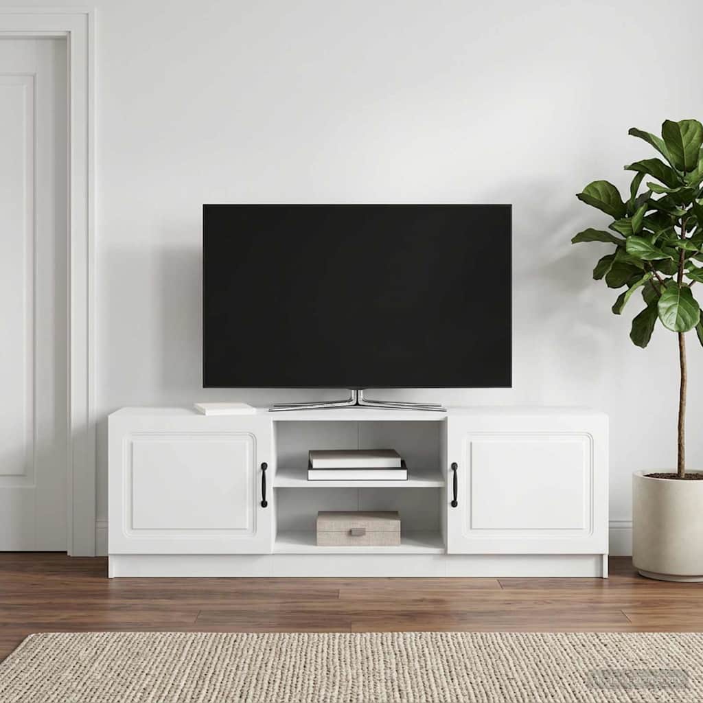 vidaXL Szafka pod telewizor Biały 150 x 31 x 47 cm Drewno inżynieryjne