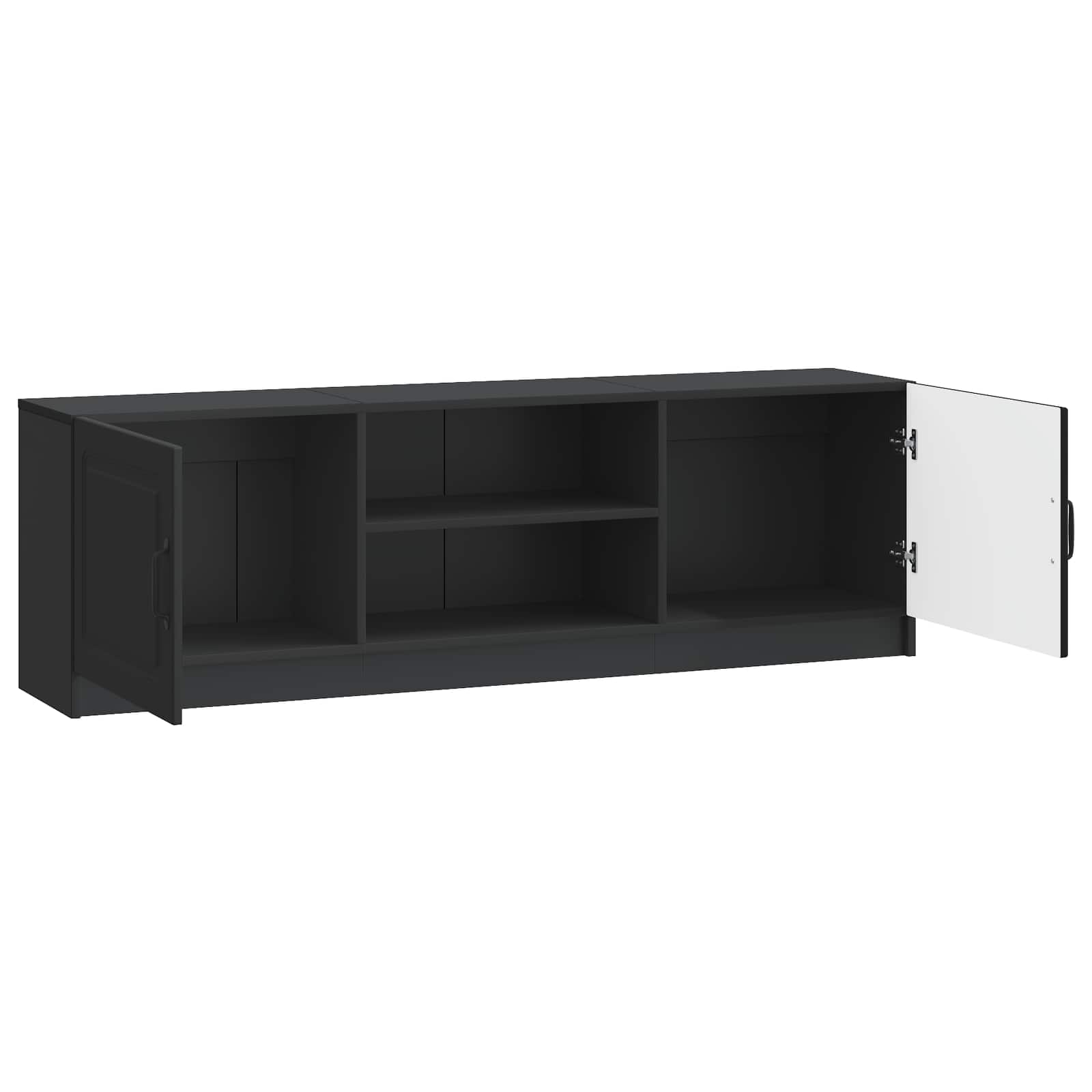 vidaXL Szafka pod telewizor Czarny 150 x 31 x 47 cm