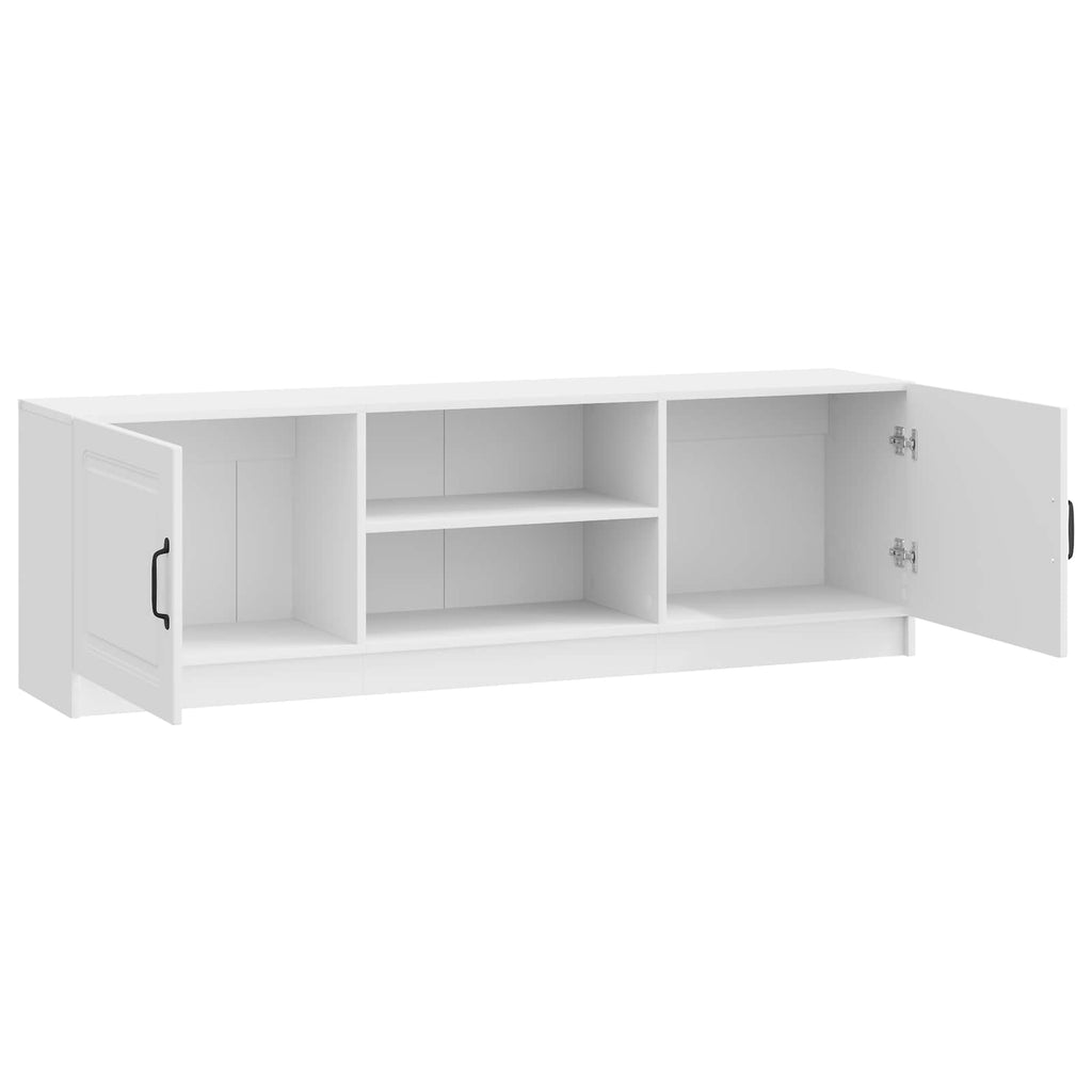 vidaXL Szafka pod telewizor Biały wysoki połysk 150 x 31 x 47 cm