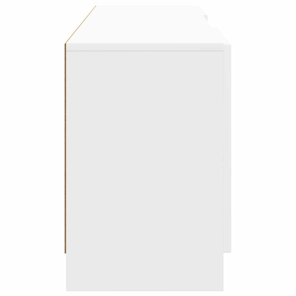 vidaXL Szafka pod telewizor Biały wysoki połysk 150 x 31 x 47 cm