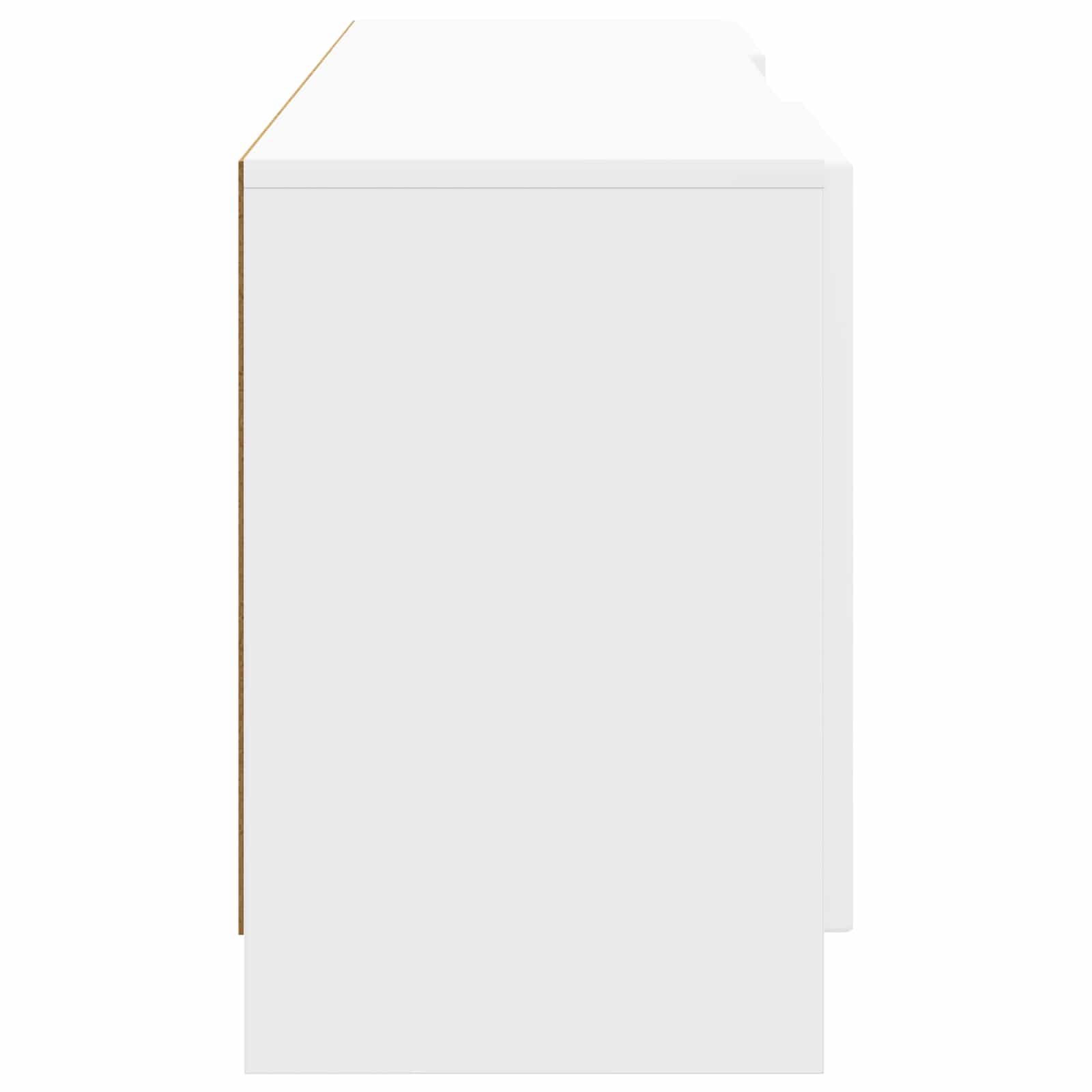 vidaXL Szafka pod telewizor Biały wysoki połysk 150 x 31 x 47 cm