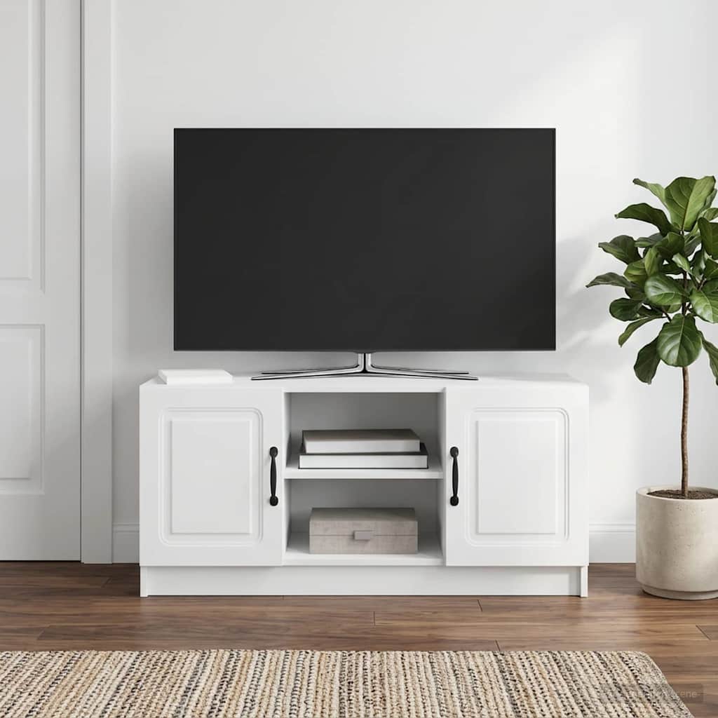 vidaXL Szafka pod telewizor Biały 102 x 34,5 x 47 cm
