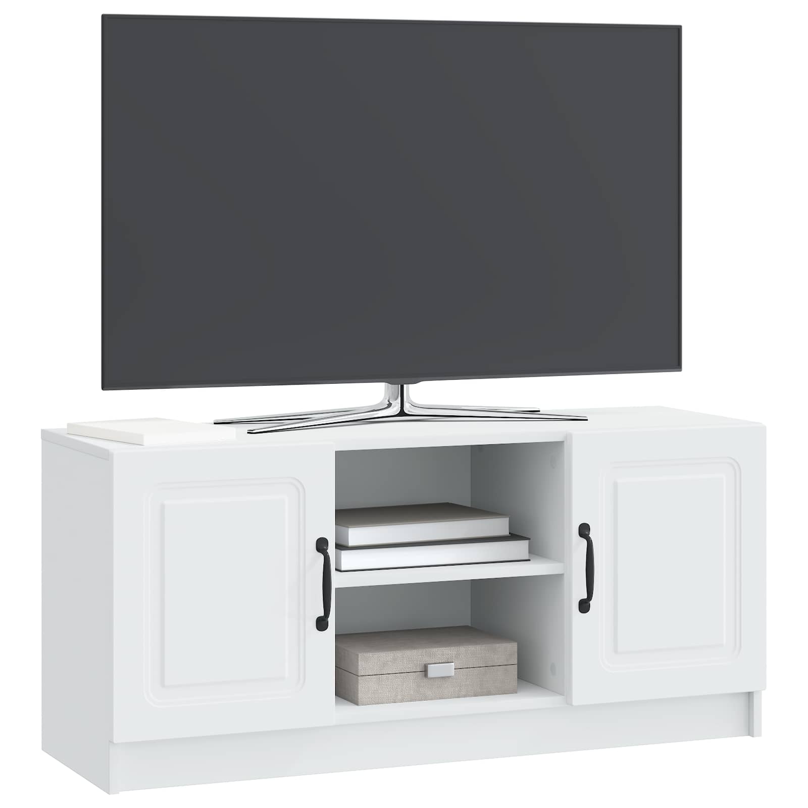 vidaXL Szafka pod telewizor Biały 102 x 34,5 x 47 cm