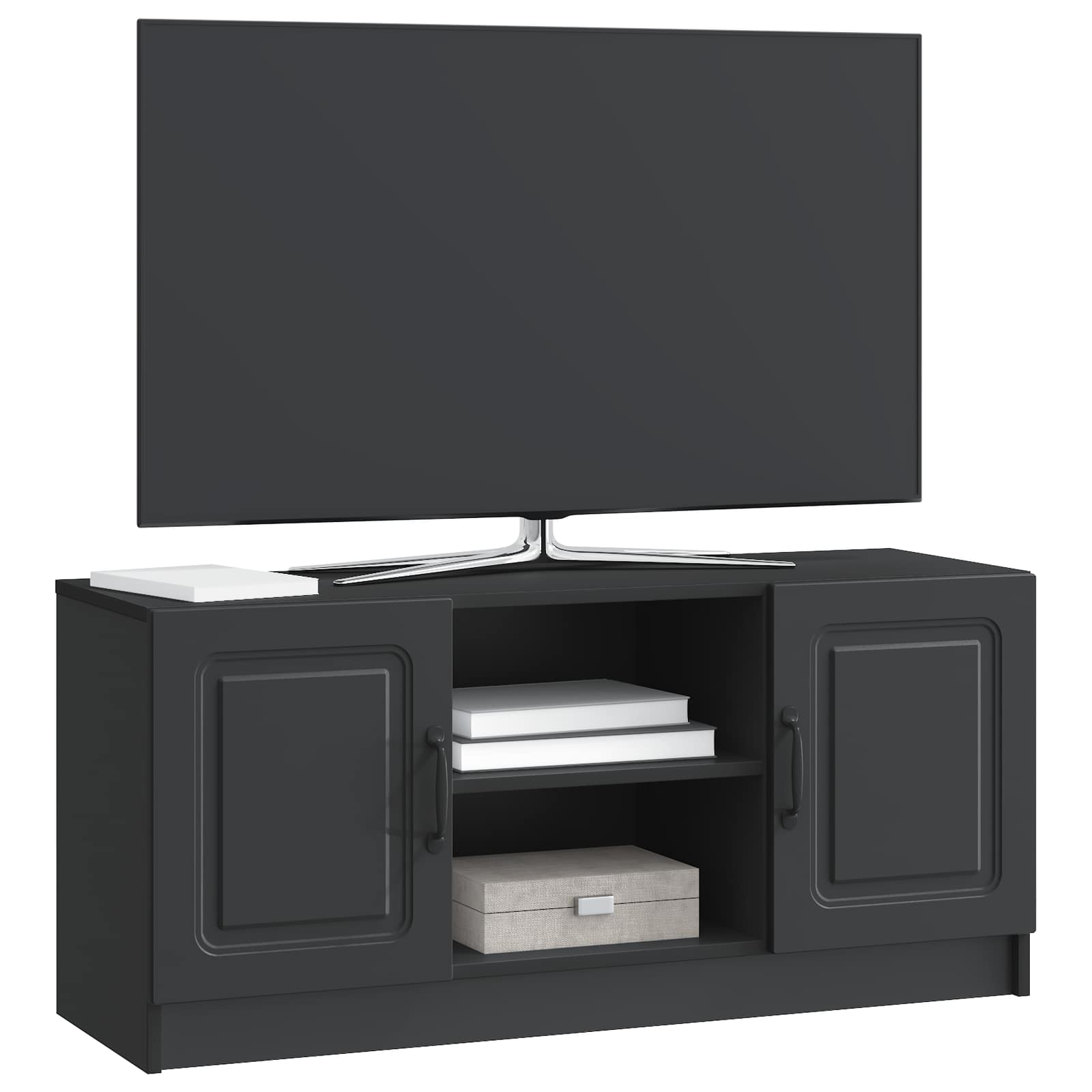 vidaXL Szafka pod telewizor Czarny 102 x 34,5 x 47 cm