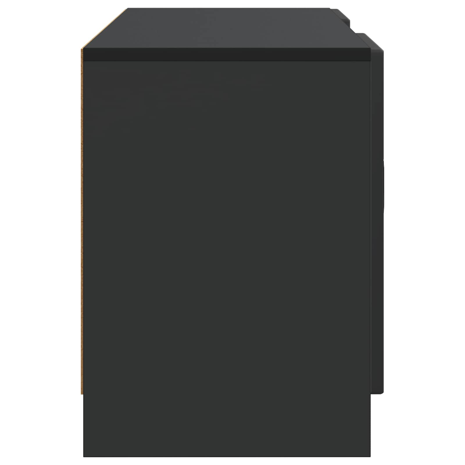 vidaXL Szafka pod telewizor Czarny 102 x 34,5 x 47 cm