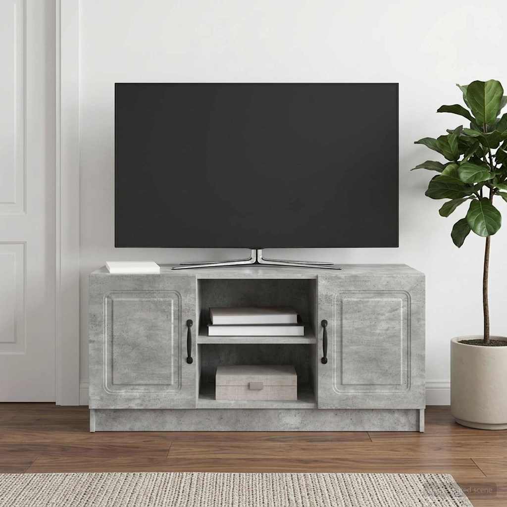 vidaXL Szafka pod telewizor Betonowy szary 102 x 34,5 x 47 cm