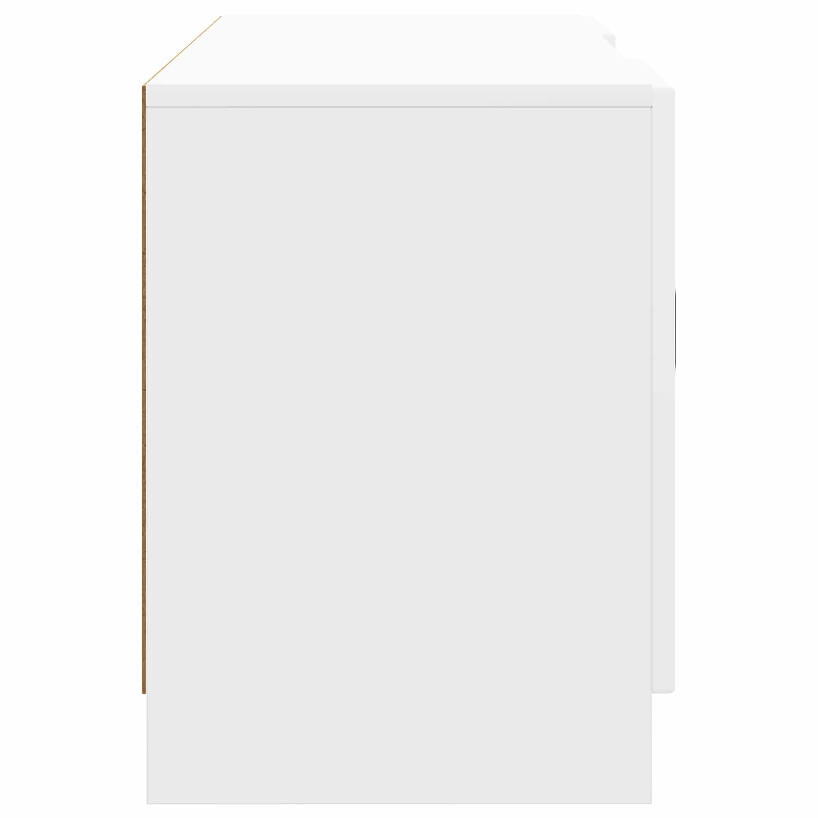 vidaXL Szafka pod telewizor Biały wysoki połysk 102 x 34,5 x 47 cm