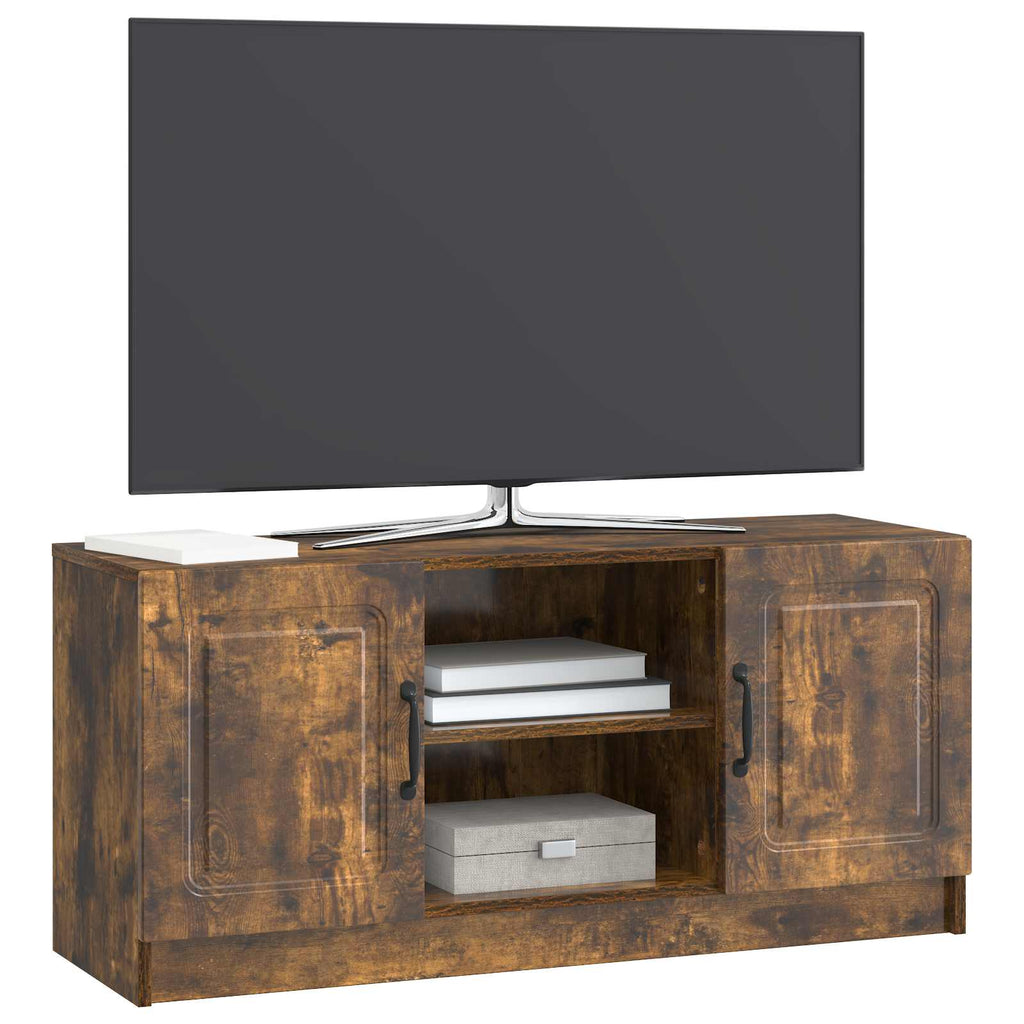 vidaXL Szafka pod telewizor Dąb wędzony 102 x 34,5 x 47 cm