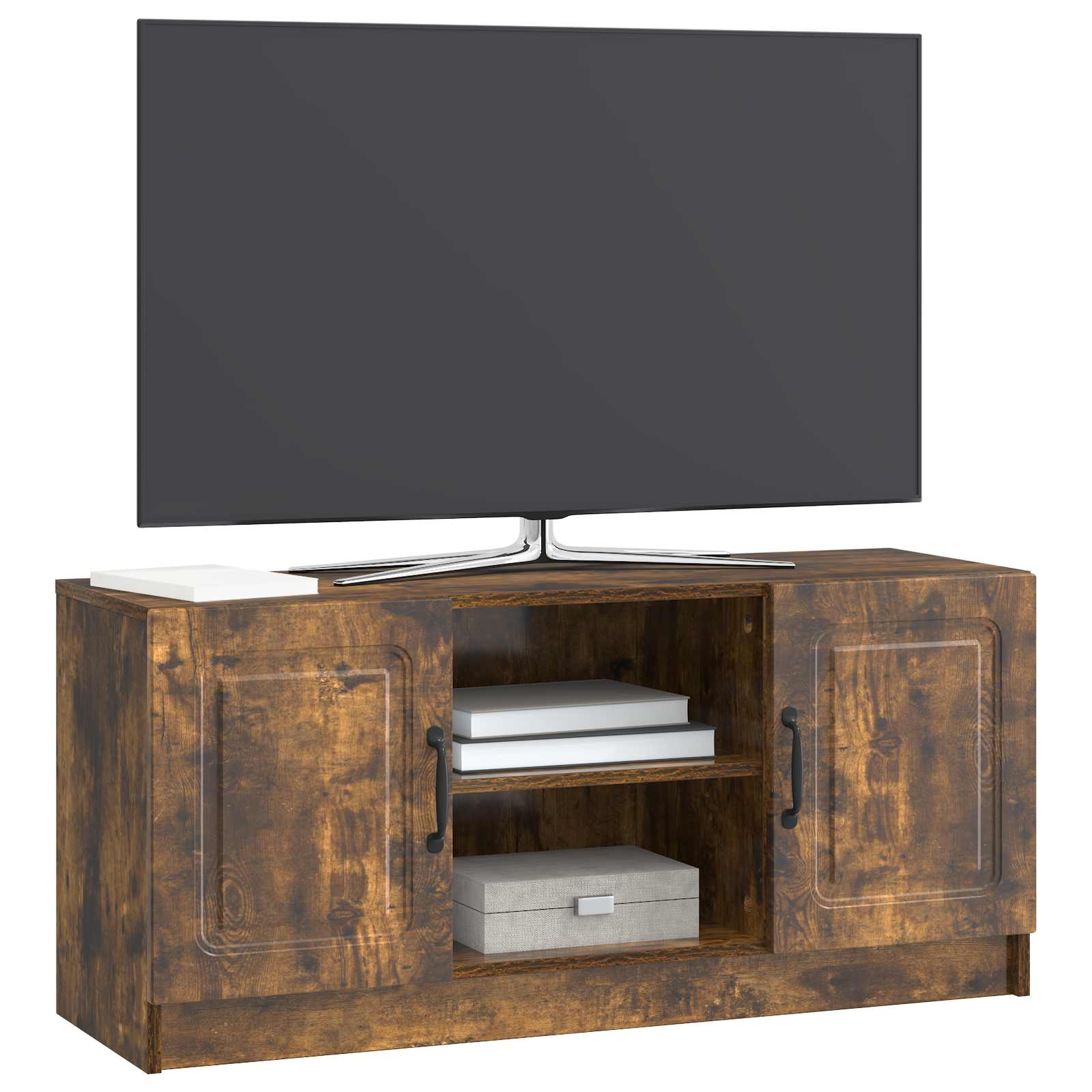 vidaXL Szafka pod telewizor Dąb wędzony 102 x 34,5 x 47 cm
