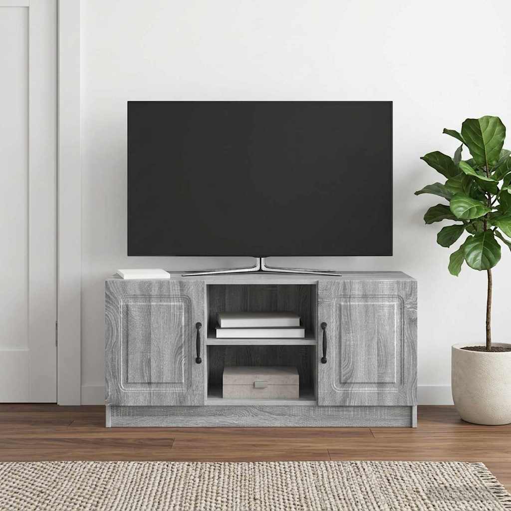 vidaXL Szafka pod telewizor Szary Sonoma 102 x 34,5 x 47 cm