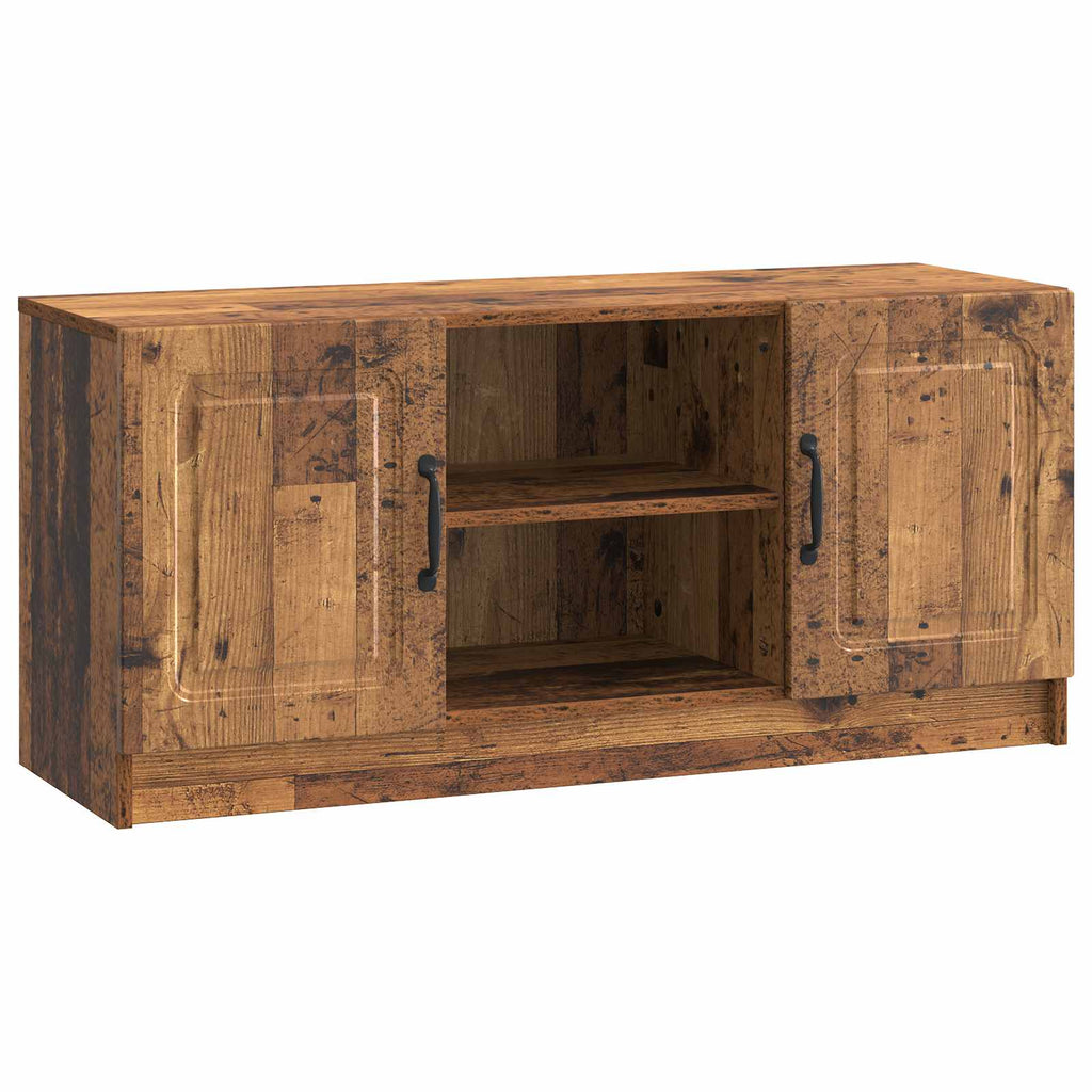 vidaXL Szafka pod telewizor Stare drewno 102 x 34,5 x 47 cm