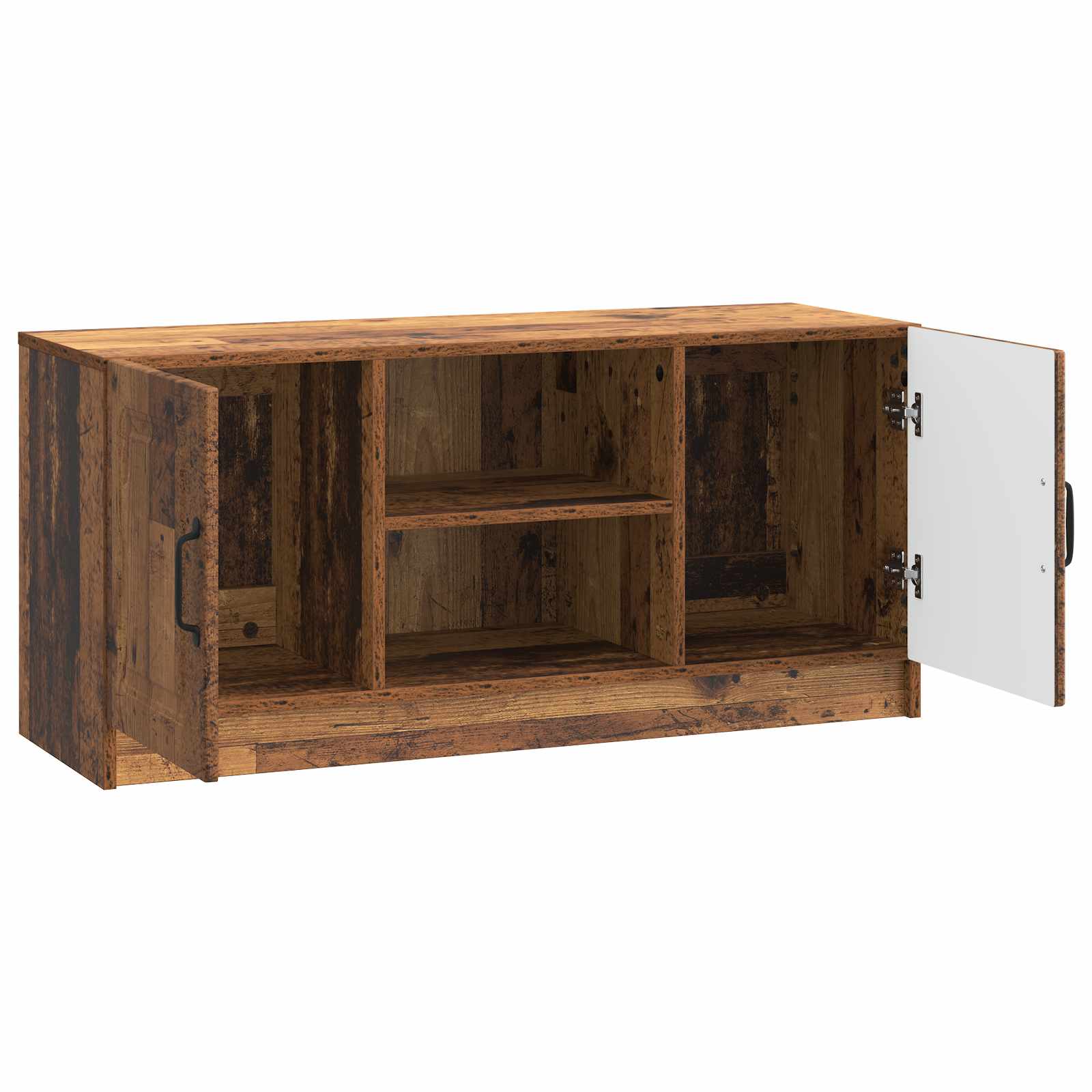 vidaXL Szafka pod telewizor Stare drewno 102 x 34,5 x 47 cm