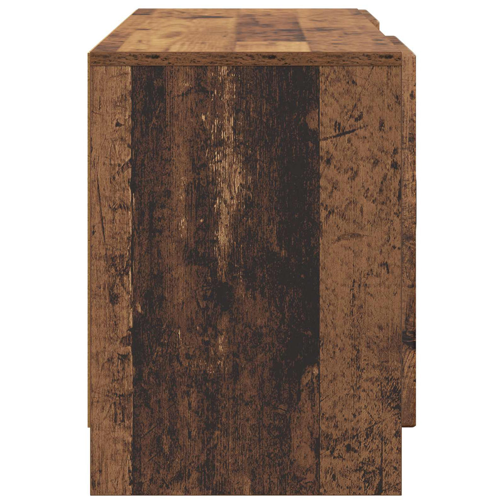 vidaXL Szafka pod telewizor Stare drewno 102 x 34,5 x 47 cm